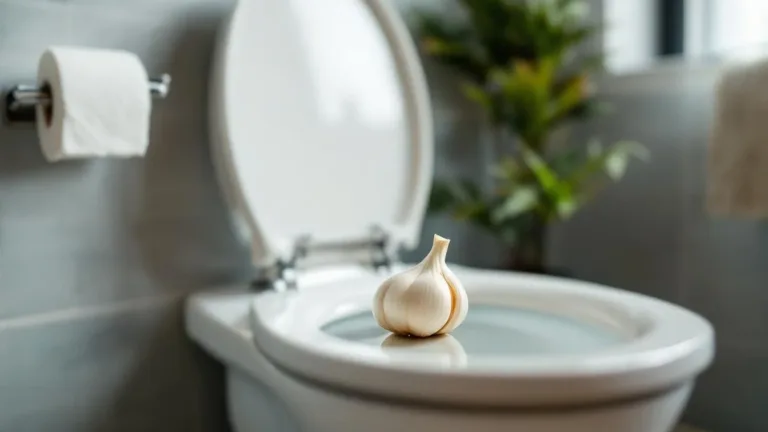 Image pour Non candeggina né aceto, ecco perché gettare uno spicchio d’aglio nel water