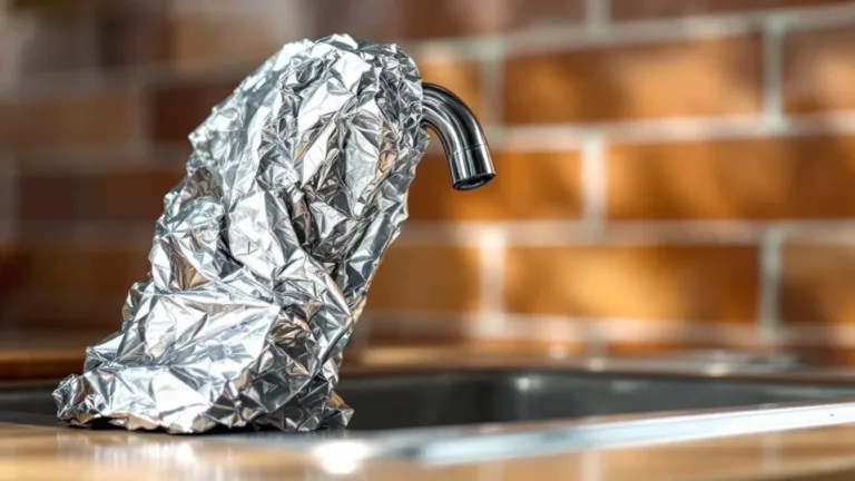 Image pour Perché dovresti usare la carta stagnola sui rubinetti della cucina